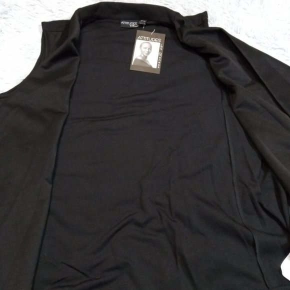 Attitudes by Renee Black Vest - Picture 2 of 9